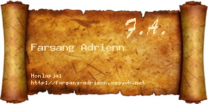 Farsang Adrienn névjegykártya